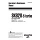 Komatsu SK820-5 turbo (SN from 37BTF50112) Skid Steer Loaders (Italy) Operate and Maintenance manual (WEAM005102)