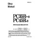Komatsu PC35R-8 (SN: F20518-20931) and PC45R-8 (SN: F20666-21250) Crawler Excavators (Japan) Workshop Manual (WEBD003000)
