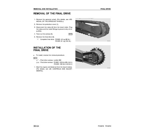 Komatsu PC35R-8 (SN: F20518-20931) and PC45R-8 (SN: F20666-21250) Crawler Excavators (Japan) Workshop Manual (WEBD003000) Komatsu PC35R-8 (SN: F20518-20931) and PC45R-8 (SN: F20666-21250) Crawler Excavators (Japan) Workshop Manual (WEBD003000)