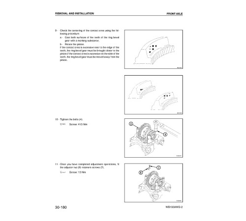 Komatsu WB150AWS-2 (SN from 150F80001) Backhoe Loaders (Italy) Workshop Manual (WEBD003301) Komatsu WB150AWS-2 (SN from 150F80001) Backhoe Loaders (Italy) Workshop Manual (WEBD003301)