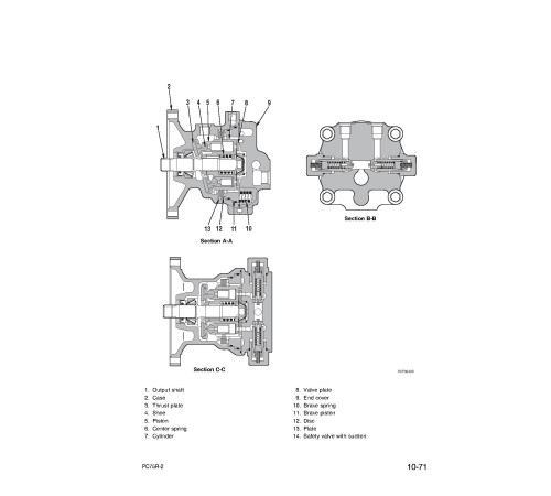 Komatsu PC75R-2 (SN from 22E5200763) Crawler Excavators (Italy) Workshop Manual (WEBD004000) Komatsu PC75R-2 (SN from 22E5200763) Crawler Excavators (Italy) Workshop Manual (WEBD004000)