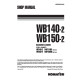 Komatsu WB140-2 and WB150-2 Backhoe Loaders (Italy) Workshop Manual (WEBD004200)