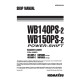 Komatsu WB140PS-2 and WB150PS-2 Backhoe Loaders (Italy) Workshop Manual (WEBD004300)
