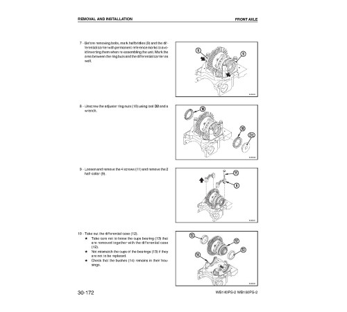 Komatsu WB140PS-2 and WB150PS-2 Backhoe Loaders (Italy) Workshop Manual (WEBD004300) Komatsu WB140PS-2 and WB150PS-2 Backhoe Loaders (Italy) Workshop Manual (WEBD004300)