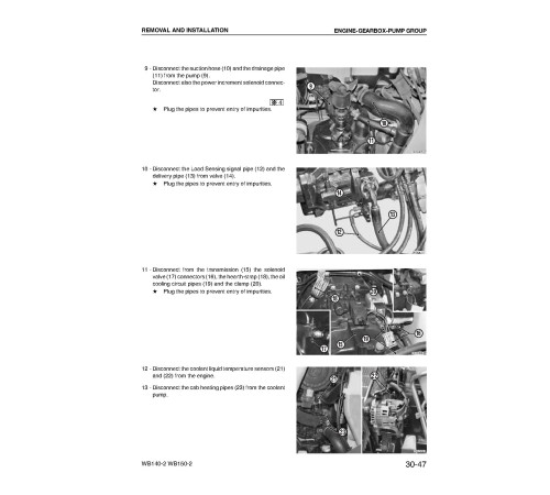 Komatsu WB140-2 and WB150-2 Backhoe Loaders (Italy) Workshop Manual (WEBD004601) Komatsu WB140-2 and WB150-2 Backhoe Loaders (Italy) Workshop Manual (WEBD004601)