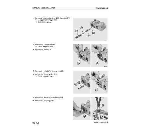 Komatsu WB91R-2 (SN from 91F20145) and WB93R-2 (SN from 93F23453) Backhoe Loaders Workshop Manual (WEBM000404) Komatsu WB91R-2 (SN from 91F20145) and WB93R-2 (SN from 93F23453) Backhoe Loaders Workshop Manual (WEBM000404)