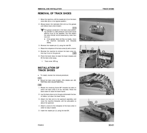 Komatsu PC95R-2 (SN: 21D5200330-5210000) Crawler Excavators (Italy) Workshop Manual (WEBM001701) Komatsu PC95R-2 (SN: 21D5200330-5210000) Crawler Excavators (Italy) Workshop Manual (WEBM001701)