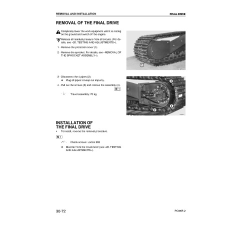 Komatsu PC95R-2 (SN from 21D5210001) Crawler Excavators (Italy) Workshop Manual (WEBM001702) Komatsu PC95R-2 (SN from 21D5210001) Crawler Excavators (Italy) Workshop Manual (WEBM001702)