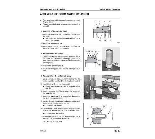 Komatsu WB97S-2 (SN from 97SF10001) Backhoe Loaders Workshop Manual (WEBM002400) Komatsu WB97S-2 (SN from 97SF10001) Backhoe Loaders Workshop Manual (WEBM002400)