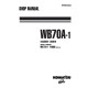 Komatsu WB70A-1 (SN from F10392) Backhoe Loaders (Italy) Workshop Manual (WEBM003200)
