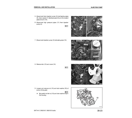 Komatsu SK714-5, SK815-5 and SK815-5 turbo Skid Steer Loaders (Italy) Workshop Manual (WEBM005501) Komatsu SK714-5, SK815-5 and SK815-5 turbo Skid Steer Loaders (Italy) Workshop Manual (WEBM005501)