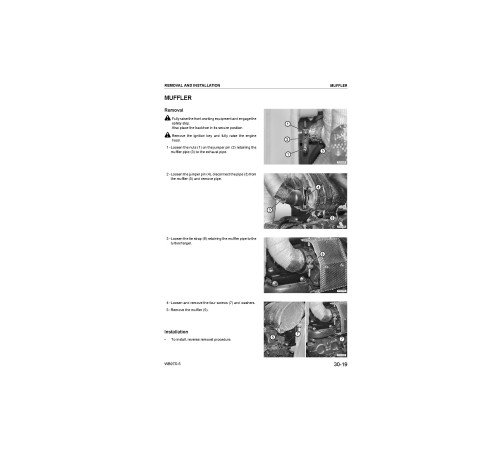 Komatsu WB97S-5 (SN from F00003) Backhoe Loaders Workshop Manual (WEBM007500) Komatsu WB97S-5 (SN from F00003) Backhoe Loaders Workshop Manual (WEBM007500)